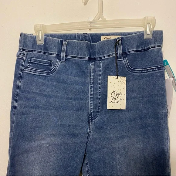 NWT Cosmic Blue Love Indigo Jeggings: Size 14 - Picture 2 of 9